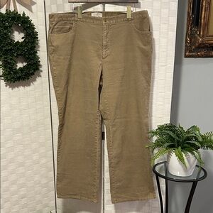 Talbots Corduroy Pants 18W